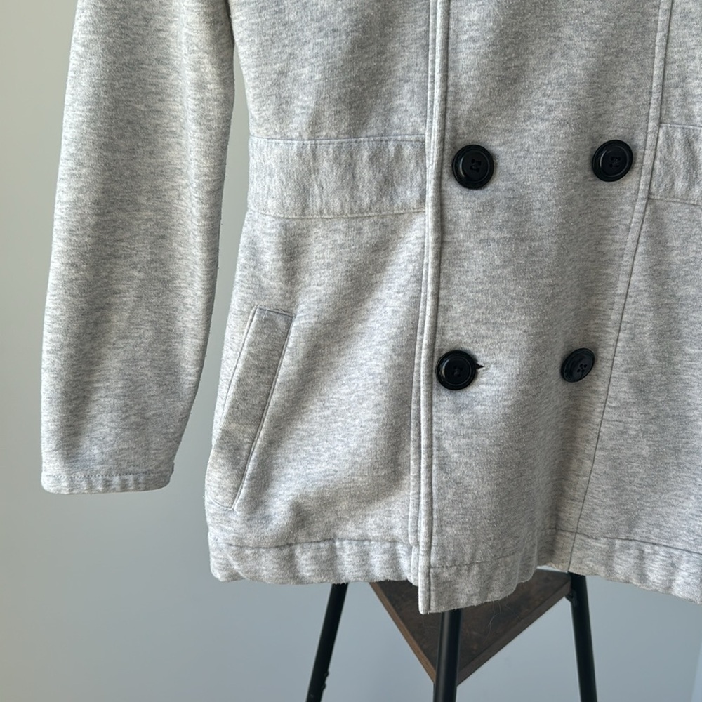 BILLABONG Lightweight Winter Pea Coat | Grey | Women’s Small - Picture 4 of 10